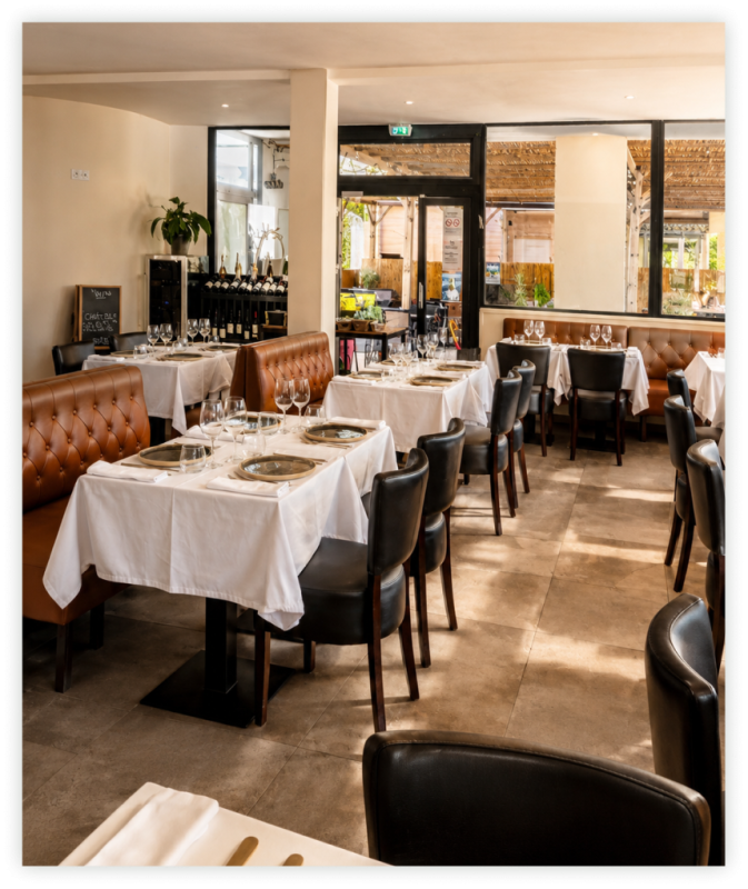 Le restaurant - À L'instinct - Restaurant Jacou - Restaurant bistronomique Montpellier -  Zoo de Lunaret - Restaurant Musée Fabre - Restaurant Millénaire - top restaurant JACOU